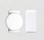 photo of a dimmer and regular light switch on a 1g plate