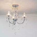 Endon - Tabitha Semi Flush IP Rated Chandelier - Luminosity Designs Ltd