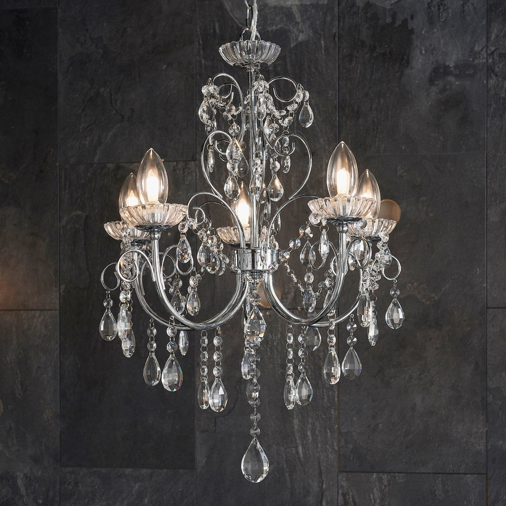 Endon - Tabitha Small IP Rated Chandelier - Luminosity Designs Ltd