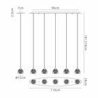 Deco - Talia 5 Light Bar - Luminosity Designs Ltd