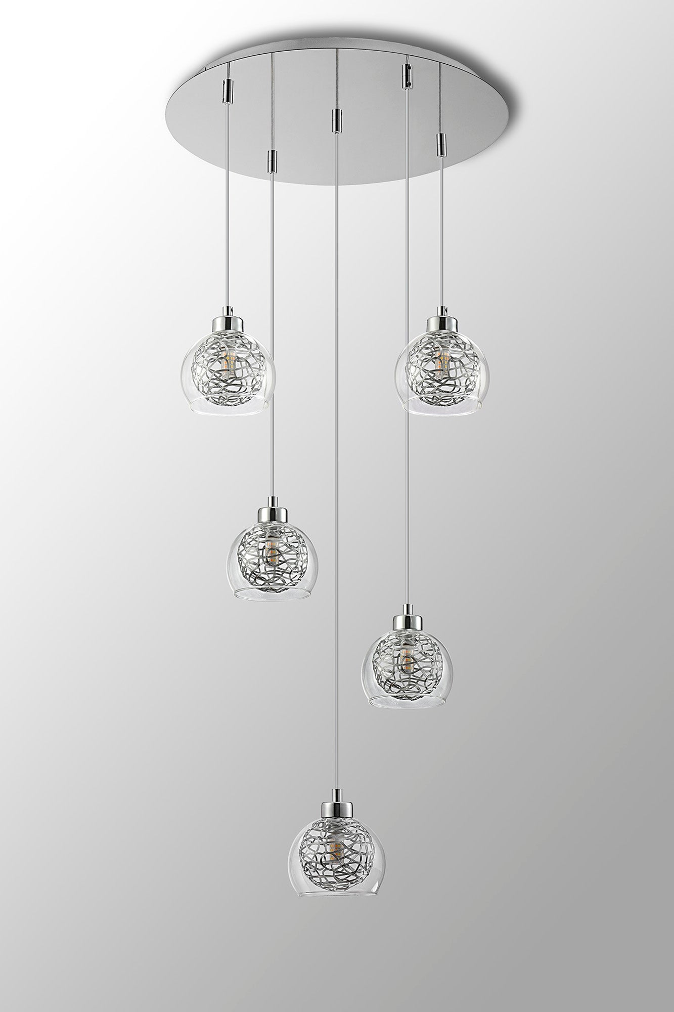 Deco - Talia 5 Light Multi Pendant - Luminosity Designs Ltd