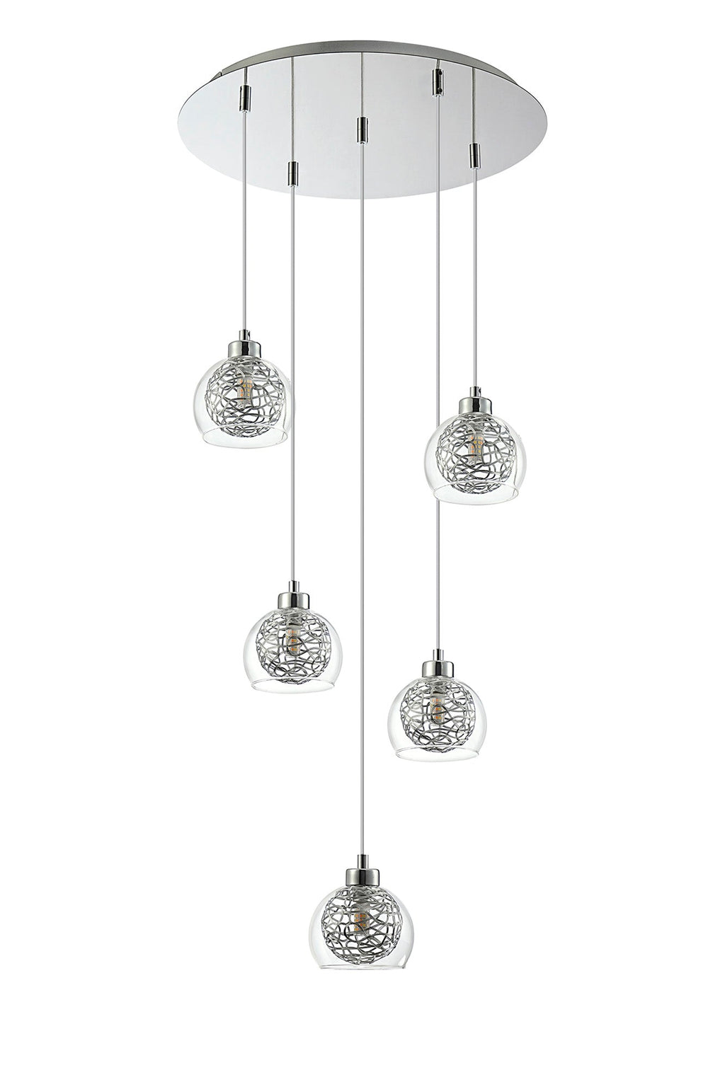 Deco - Talia 5 Light Multi Pendant - Luminosity Designs Ltd