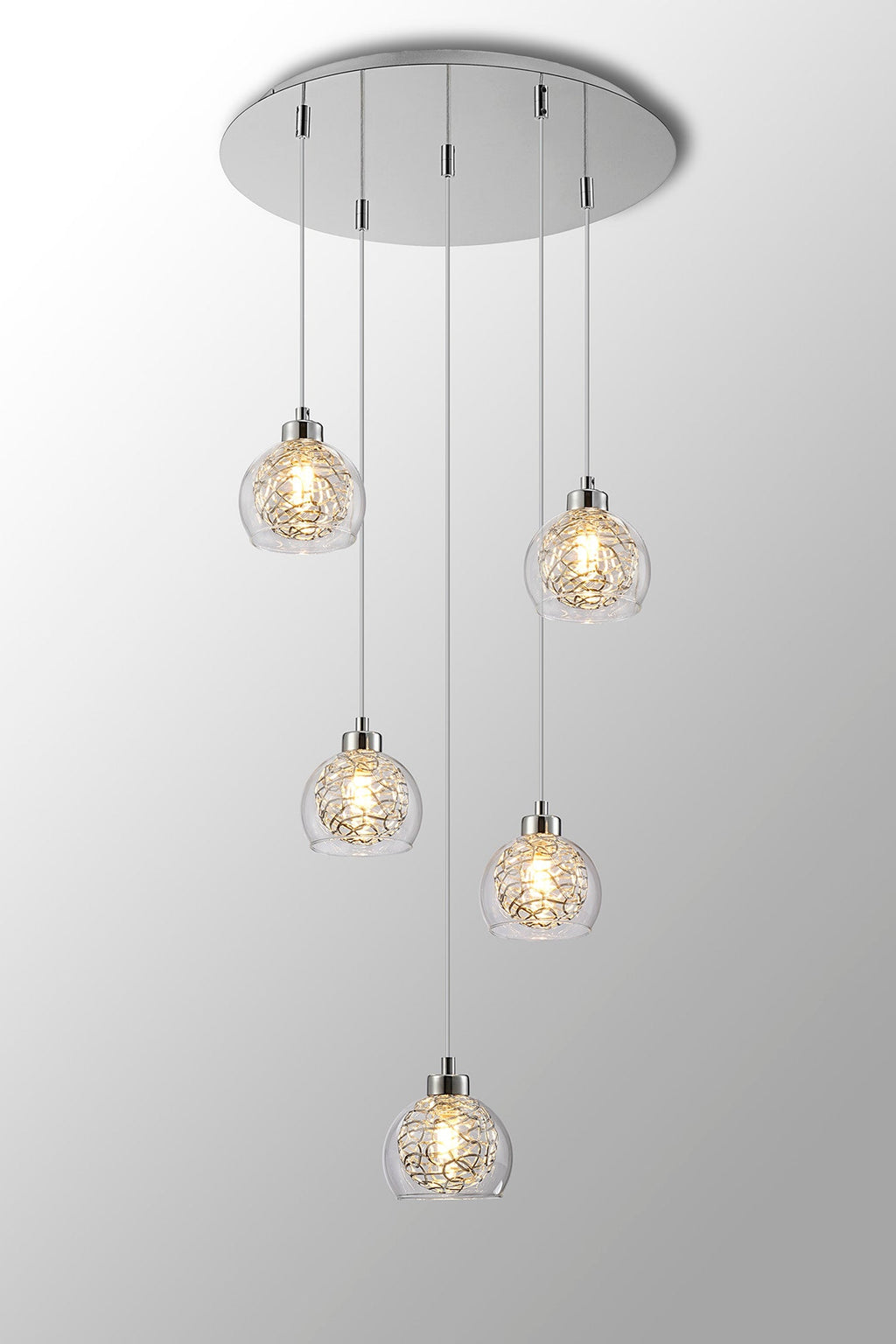 Deco - Talia 5 Light Multi Pendant - Luminosity Designs Ltd
