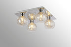 Deco - Talia Flush Square Ceiling Light - Luminosity Designs Ltd