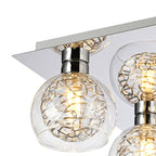 Deco - Talia Flush Square Ceiling Light - Luminosity Designs Ltd