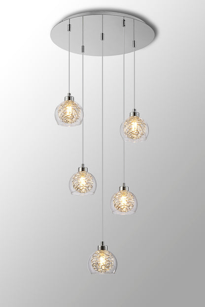 Talia 5 Light Multi Pendant