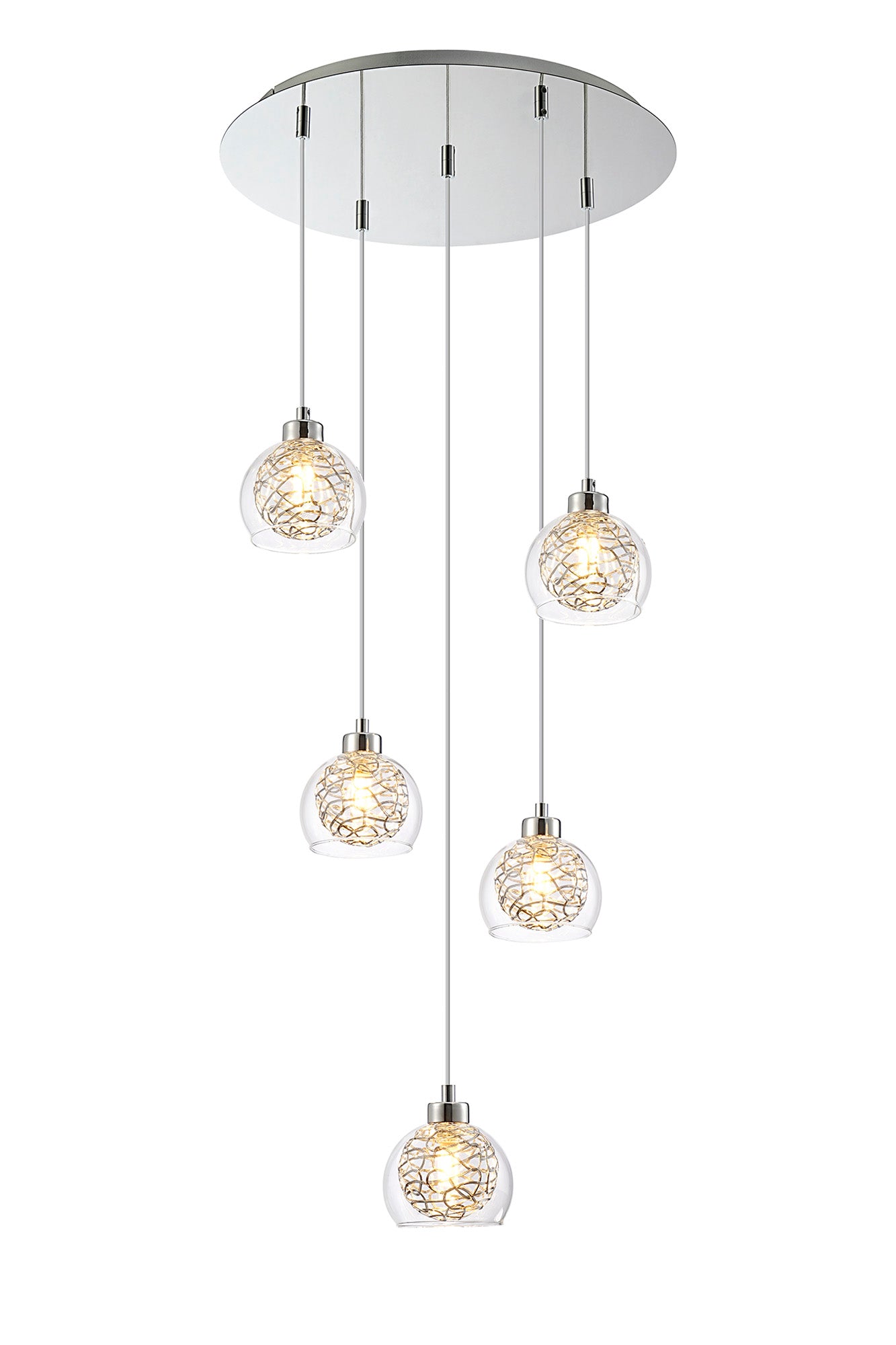 Talia 5 Light Multi Pendant