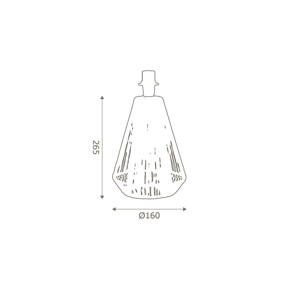 Oaks Lighting - Tamura Eco Friendly Paper String Design Table Lamp - Luminosity Designs Ltd