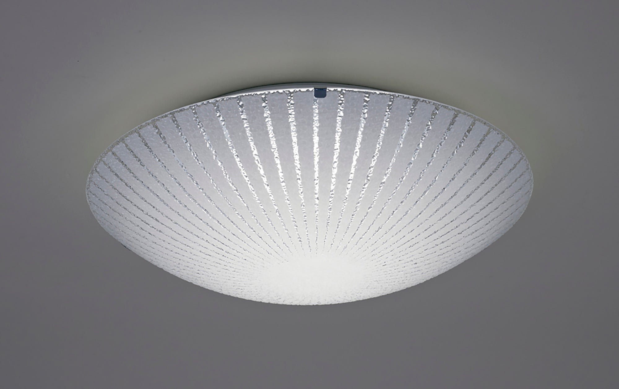 Deco - Tassa Flush Ceiling Light With Etched Glass - Luminosity Designs Ltd