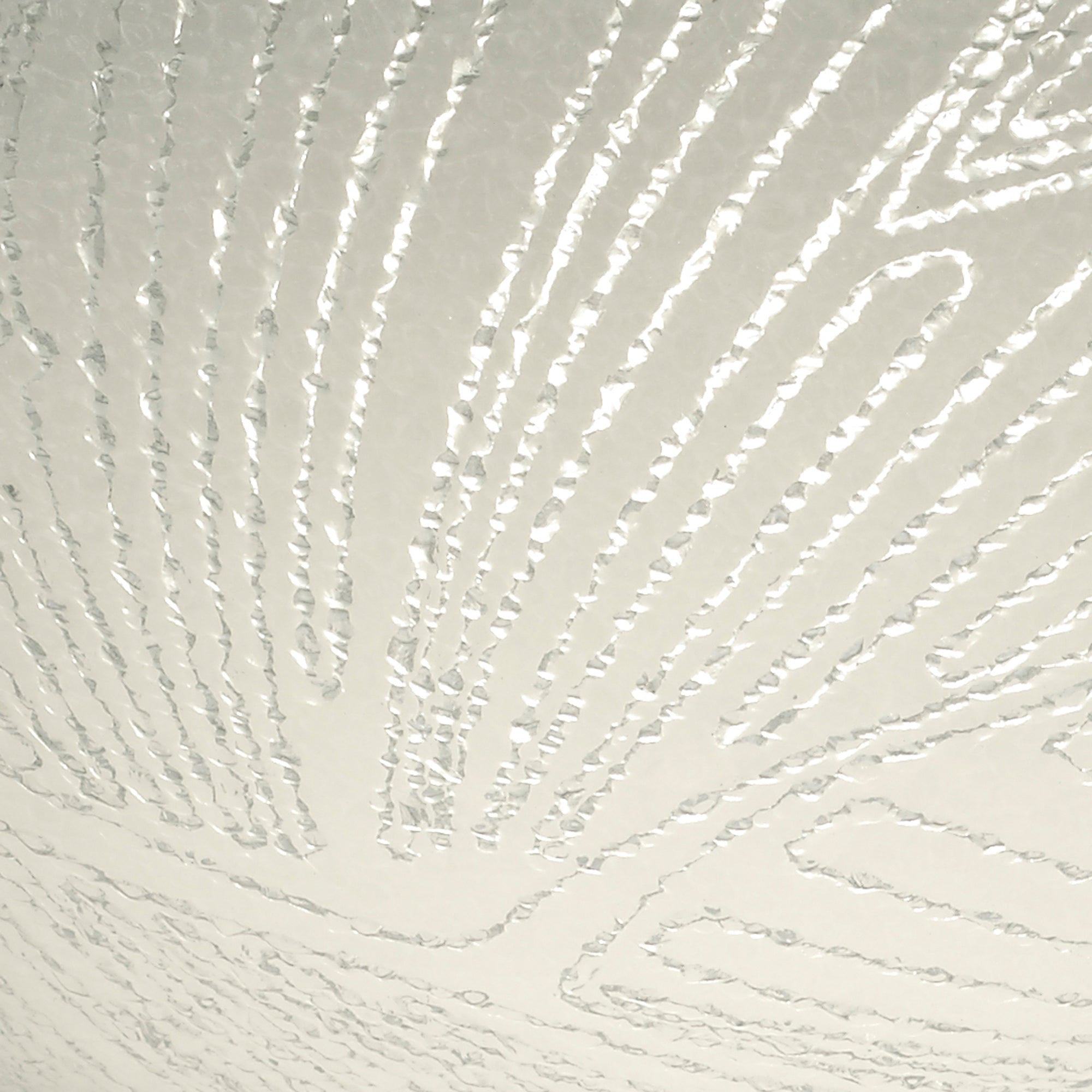 Deco - Tassa Flush Ceiling Light With Etched Glass - Luminosity Designs Ltd