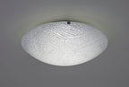 Deco - Tassa Flush Ceiling Light With Etched Glass - Luminosity Designs Ltd