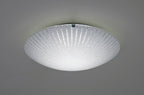 Deco - Tassa Flush Ceiling Light With Etched Glass - Luminosity Designs Ltd