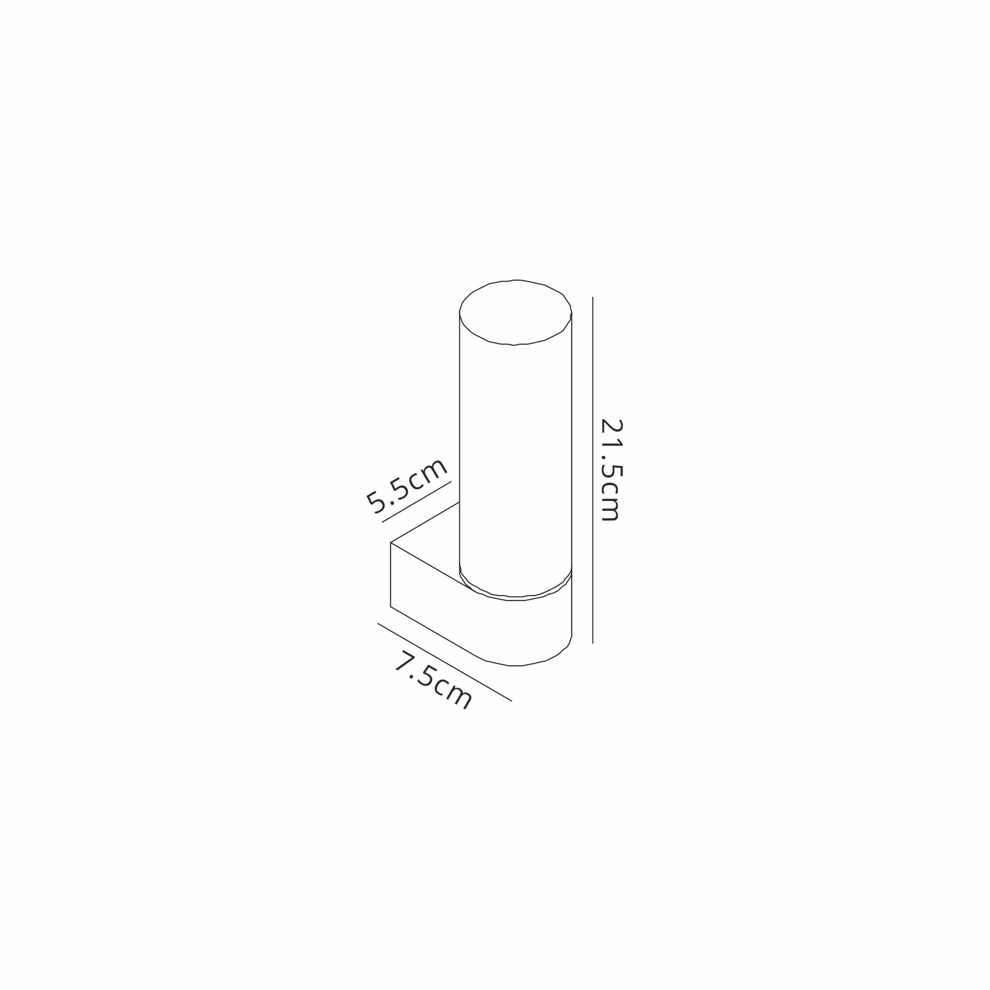 Deco - Tasso IP44 Single Wall Light - Luminosity Designs Ltd