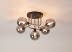 Luminosity Designs - Tesla 5 Light Semi Flush - Luminosity Designs Ltd