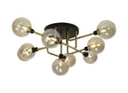 Luminosity Designs - Tesla 9 Light Semi Flush - Luminosity Designs Ltd