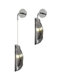 Luminosity Designs Ltd - The Spirit Adjustable Wall Light, 1 x G9, Polished Chrome with Hand Blown Glass - Luminosity Designs Ltd