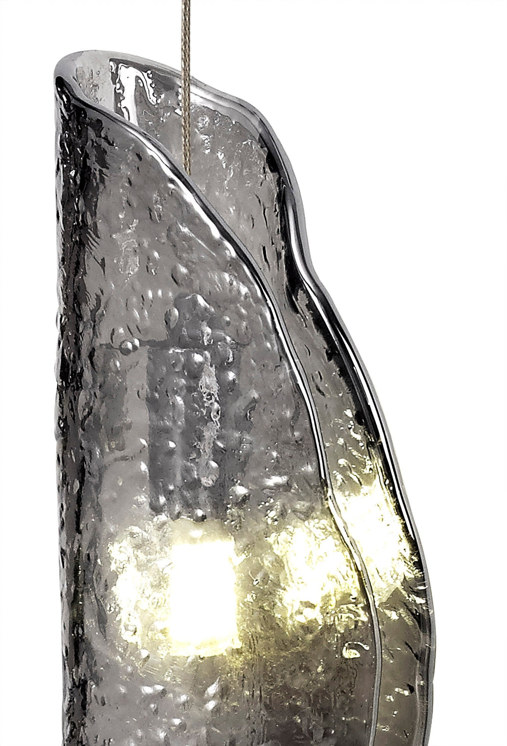 Luminosity Designs Ltd - The Spirit Adjustable Wall Light, 1 x G9, Polished Chrome with Hand Blown Glass - Luminosity Designs Ltd
