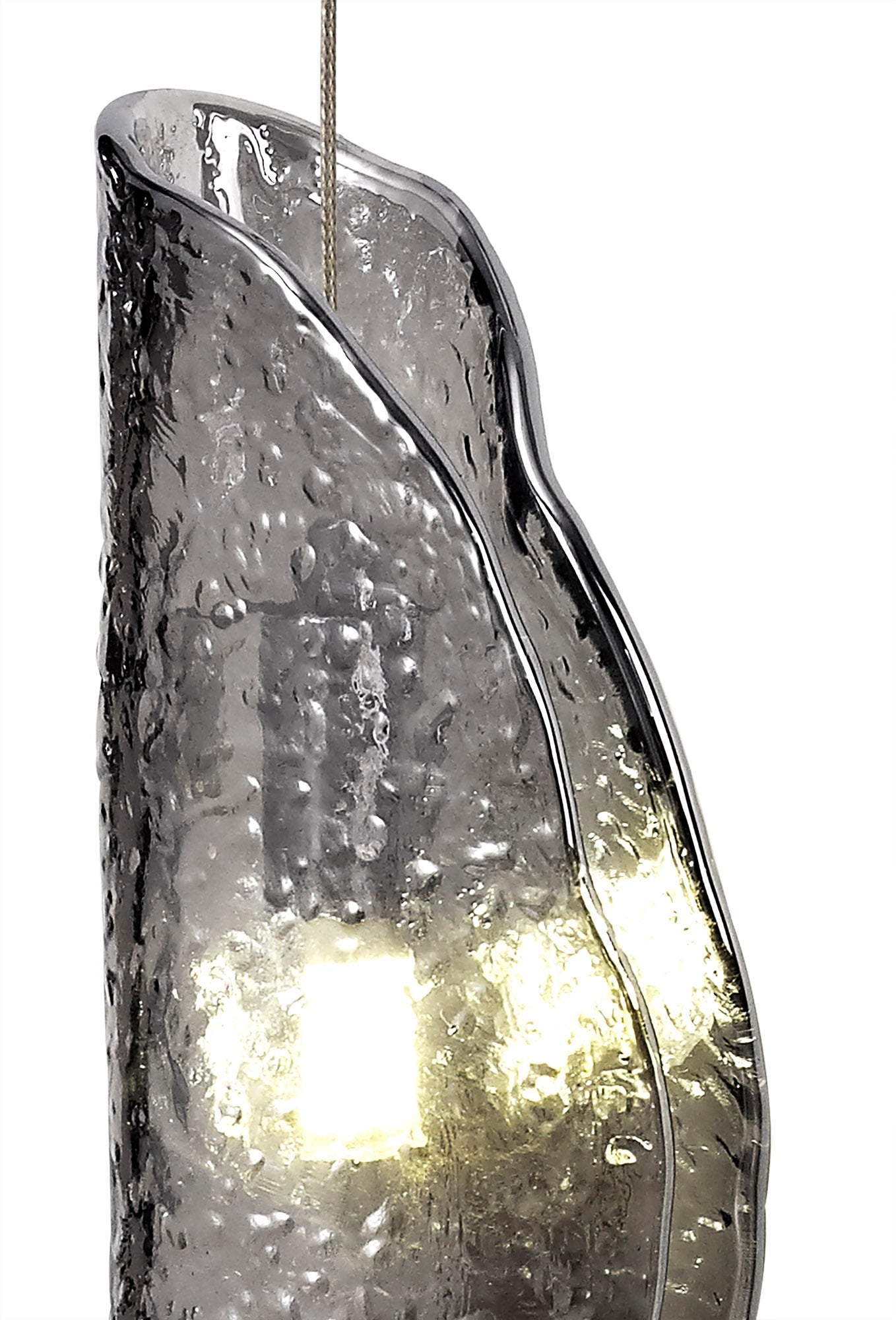 Luminosity Designs Ltd - The Spirit Adjustable Wall Light, 1 x G9, Polished Chrome with Hand Blown Glass - Luminosity Designs Ltd