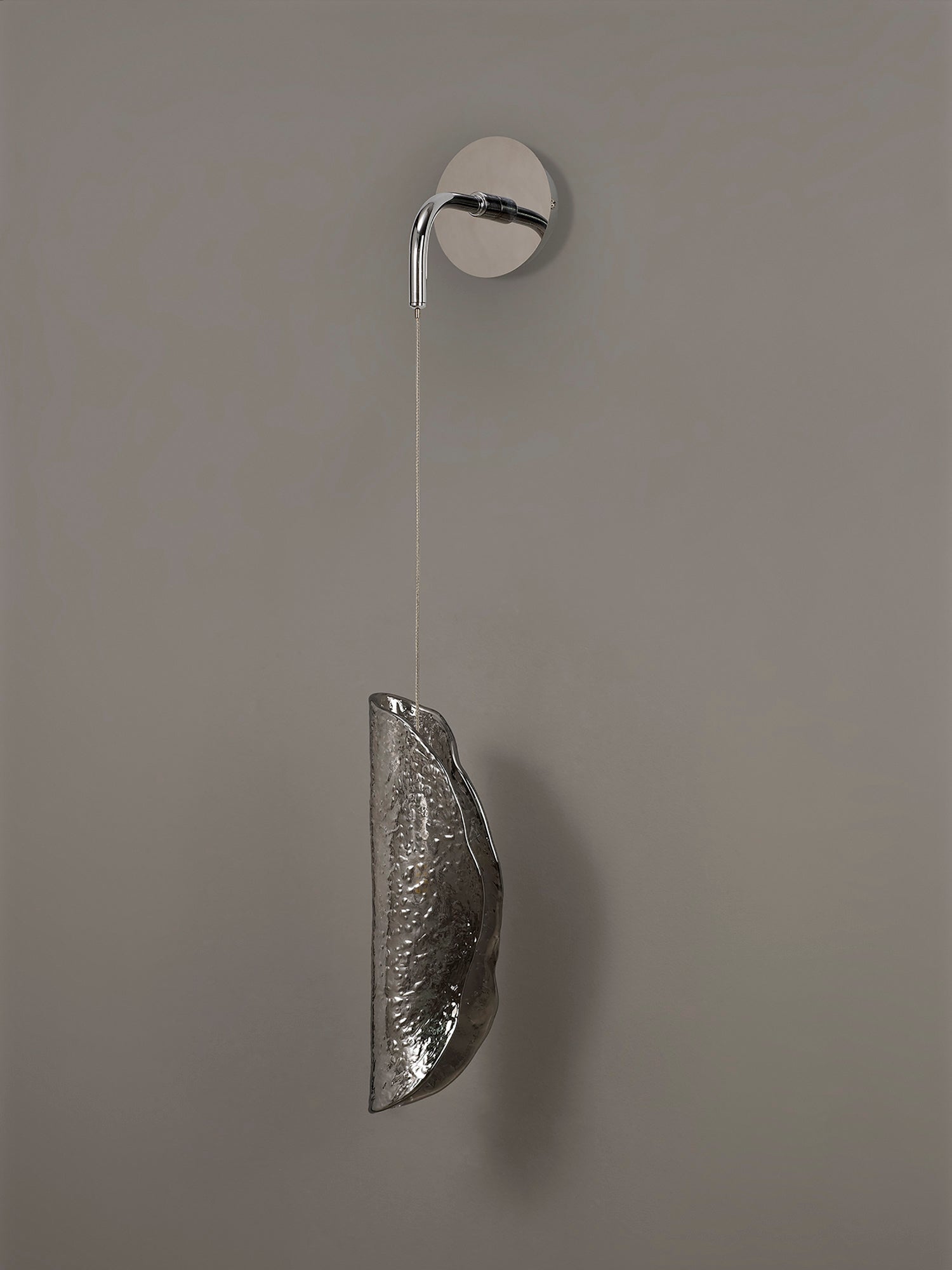 Luminosity Designs Ltd - The Spirit Adjustable Wall Light, 1 x G9, Polished Chrome with Hand Blown Glass - Luminosity Designs Ltd