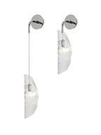 Luminosity Designs Ltd - The Spirit Adjustable Wall Light, 1 x G9, Polished Chrome with Hand Blown Glass - Luminosity Designs Ltd