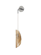 Luminosity Designs Ltd - The Spirit Adjustable Wall Light, 1 x G9, Polished Chrome with Hand Blown Glass - Luminosity Designs Ltd