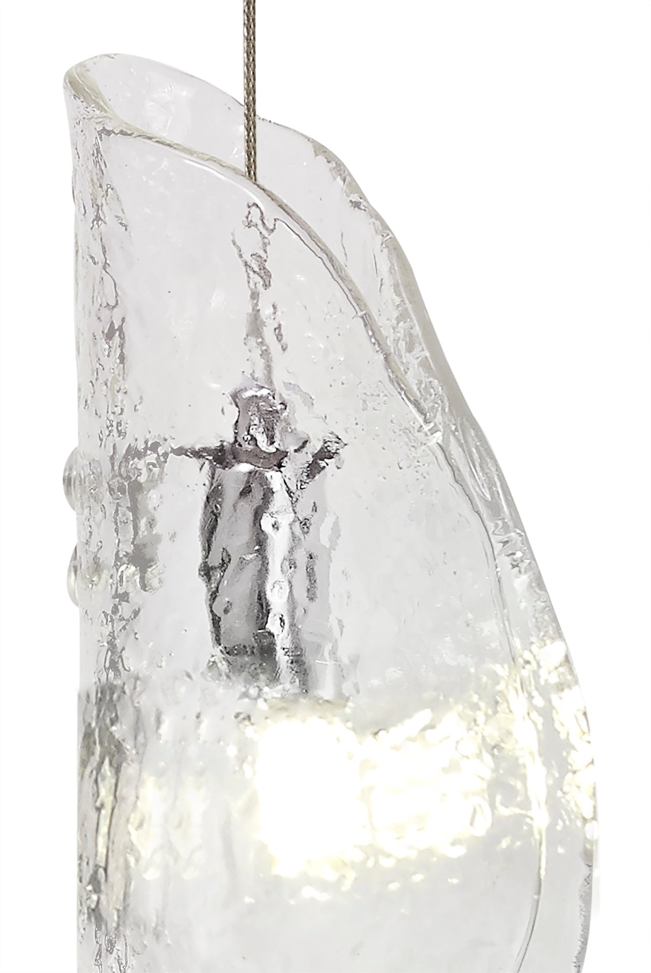 Luminosity Designs Ltd - The Spirit Adjustable Wall Light, 1 x G9, Polished Chrome with Hand Blown Glass - Luminosity Designs Ltd