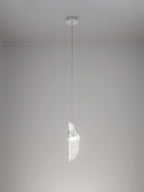 Luminosity Designs Ltd - The Spirit Artisan Glass 10cm Pendant, 2m, 1 x G9, Polished Chrome - Luminosity Designs Ltd