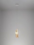Luminosity Designs Ltd - The Spirit Artisan Glass 10cm Pendant, 2m, 1 x G9, Polished Chrome - Luminosity Designs Ltd