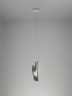 Luminosity Designs Ltd - The Spirit Artisan Glass 10cm Pendant, 2m, 1 x G9, Polished Chrome - Luminosity Designs Ltd