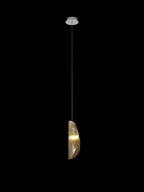 Luminosity Designs Ltd - The Spirit Artisan Glass 10cm Pendant, 2m, 1 x G9, Polished Chrome - Luminosity Designs Ltd