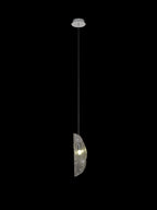 Luminosity Designs Ltd - The Spirit Artisan Glass 10cm Pendant, 2m, 1 x G9, Polished Chrome - Luminosity Designs Ltd