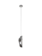 Luminosity Designs Ltd - The Spirit Artisan Glass 10cm Pendant, 2m, 1 x G9, Polished Chrome - Luminosity Designs Ltd