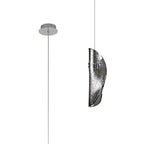 Luminosity Designs Ltd - The Spirit Artisan Glass 10cm Pendant, 2m, 1 x G9, Polished Chrome - Luminosity Designs Ltd