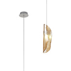 Luminosity Designs Ltd - The Spirit Artisan Glass 10cm Pendant, 2m, 1 x G9, Polished Chrome - Luminosity Designs Ltd