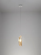 The Spirit Artisan Glass 10cm Pendant, 2m, 1 x G9, Polished Chrome