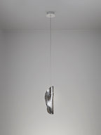 The Spirit Artisan Glass 10cm Pendant, 2m, 1 x G9, Polished Chrome