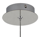 The Spirit Artisan Glass 10cm Pendant, 2m, 1 x G9, Polished Chrome