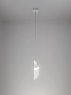 The Spirit Artisan Glass 10cm Pendant, 2m, 1 x G9, Polished Chrome