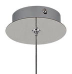 The Spirit Artisan Glass 10cm Pendant, 2m, 1 x G9, Polished Chrome