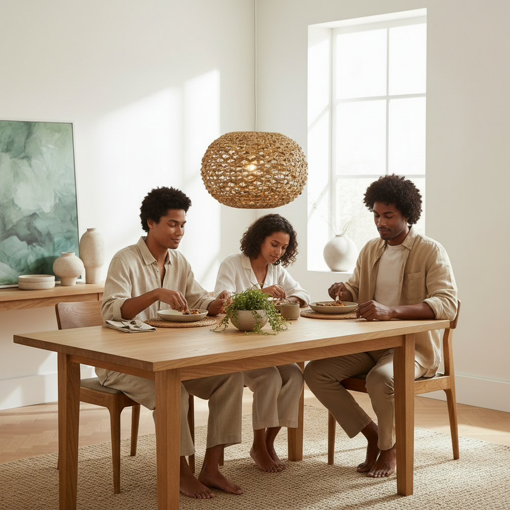 this image but raise the height of the shade to above their heads