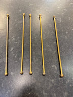 Luminosity Designs - Threaded Rod and Finials for Hexagonal Indoor lantern - Luminosity Designs Ltd