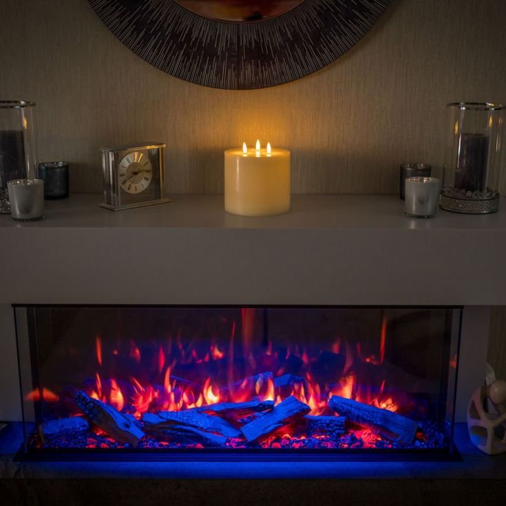 lse - Three Wick Flickering LED Candle with Remote Control - Luminosity Designs Ltd