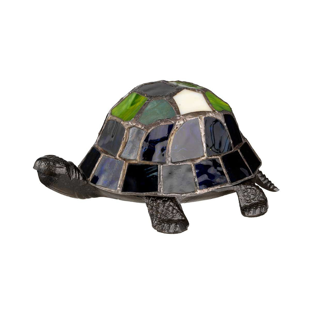 Elstead - Tiffany Animal Lamps Tortoise Tiffany Lamp - Vintage Bronze - Luminosity Designs Ltd