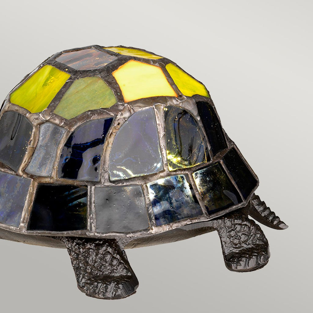 Elstead - Tiffany Animal Lamps Tortoise Tiffany Lamp - Vintage Bronze - Luminosity Designs Ltd