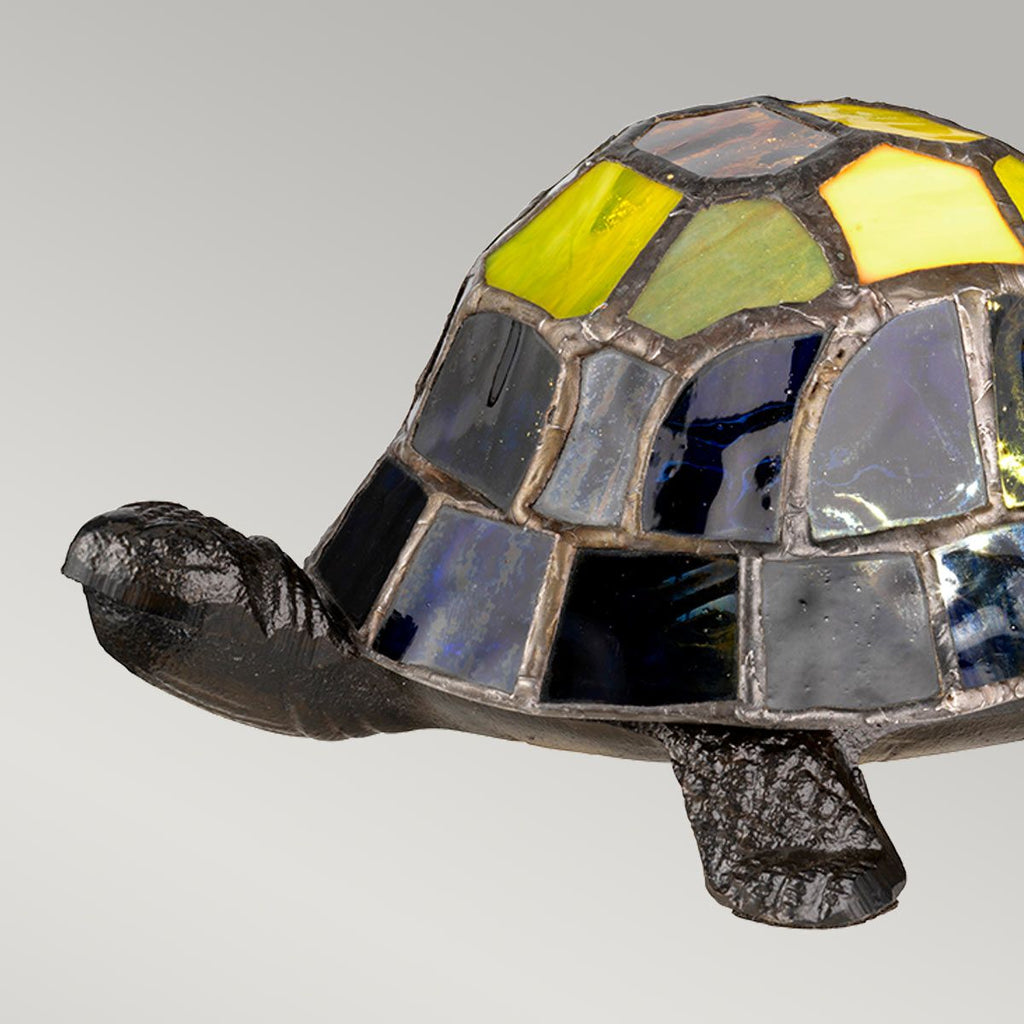 Elstead - Tiffany Animal Lamps Tortoise Tiffany Lamp - Vintage Bronze - Luminosity Designs Ltd
