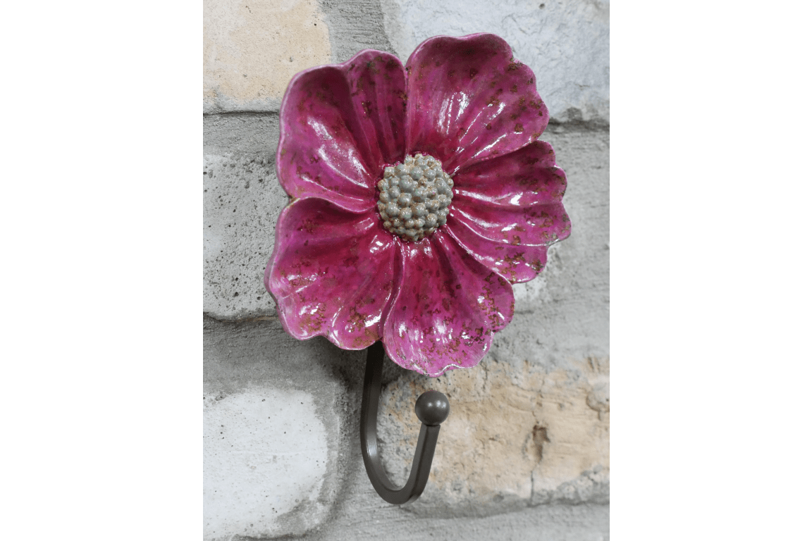 Luminosity Designs - Traditional Victorian Style Floral Poppy Hanging Hooks - Luminosity Designs Ltd