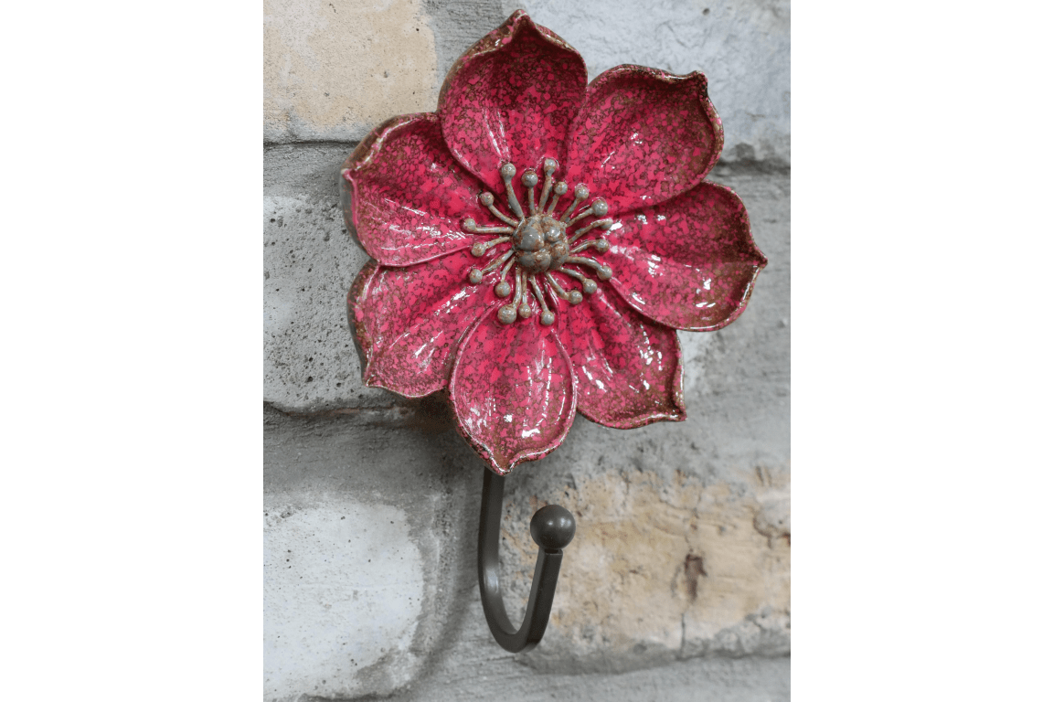 Luminosity Designs - Traditional Victorian Style Floral Poppy Hanging Hooks - Luminosity Designs Ltd