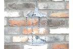 Traditional Victorian Style Hanging Iron Bird Feeder with Patina Detail for Garden - Luminosity Designs Ltd