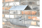 Luminosity Designs - Traditional Victorian Style Hanging Long Iron Bird Feeder with Patina Detail for Garden - Luminosity Designs Ltd