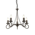 Endon - Trafford 5 Light Chandelier - Luminosity Designs Ltd